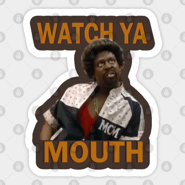 Watch Ya Mouth Sticker by Hursed